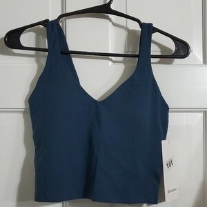NWT Lululemon Align Tank Indo Blue Sz 4